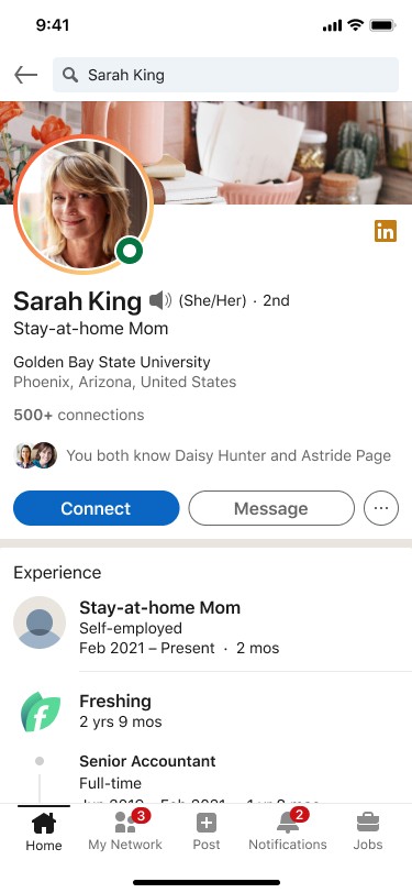 LinkedIn adiciona novos recursos de perfil para preencher lacunas de carreira
