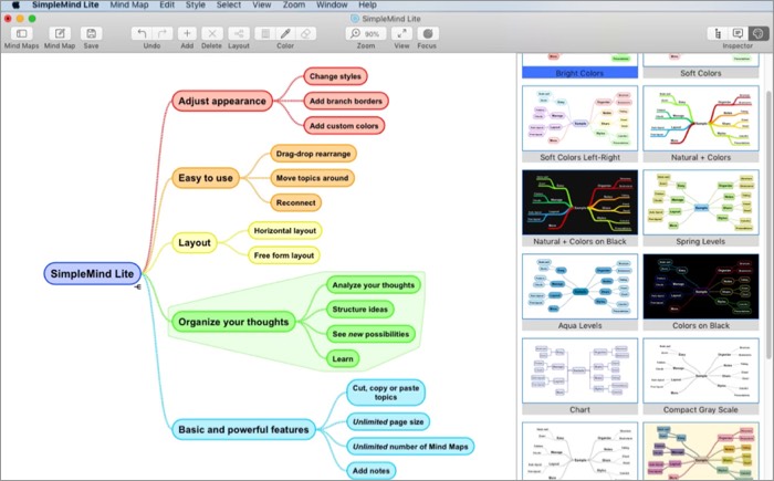 SimpleMind Lite Software para Mac