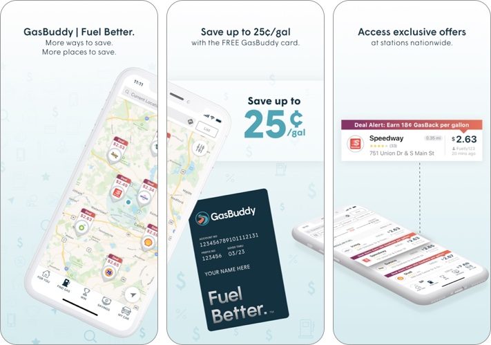 GasBuddy-Find & Pay for Gas iPhone and iPad app screenshot