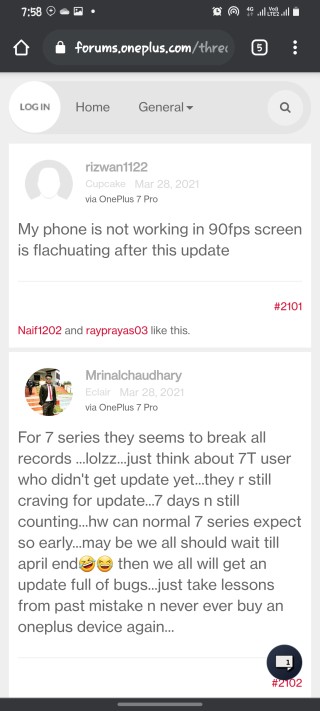 oneplus 7 framedrop