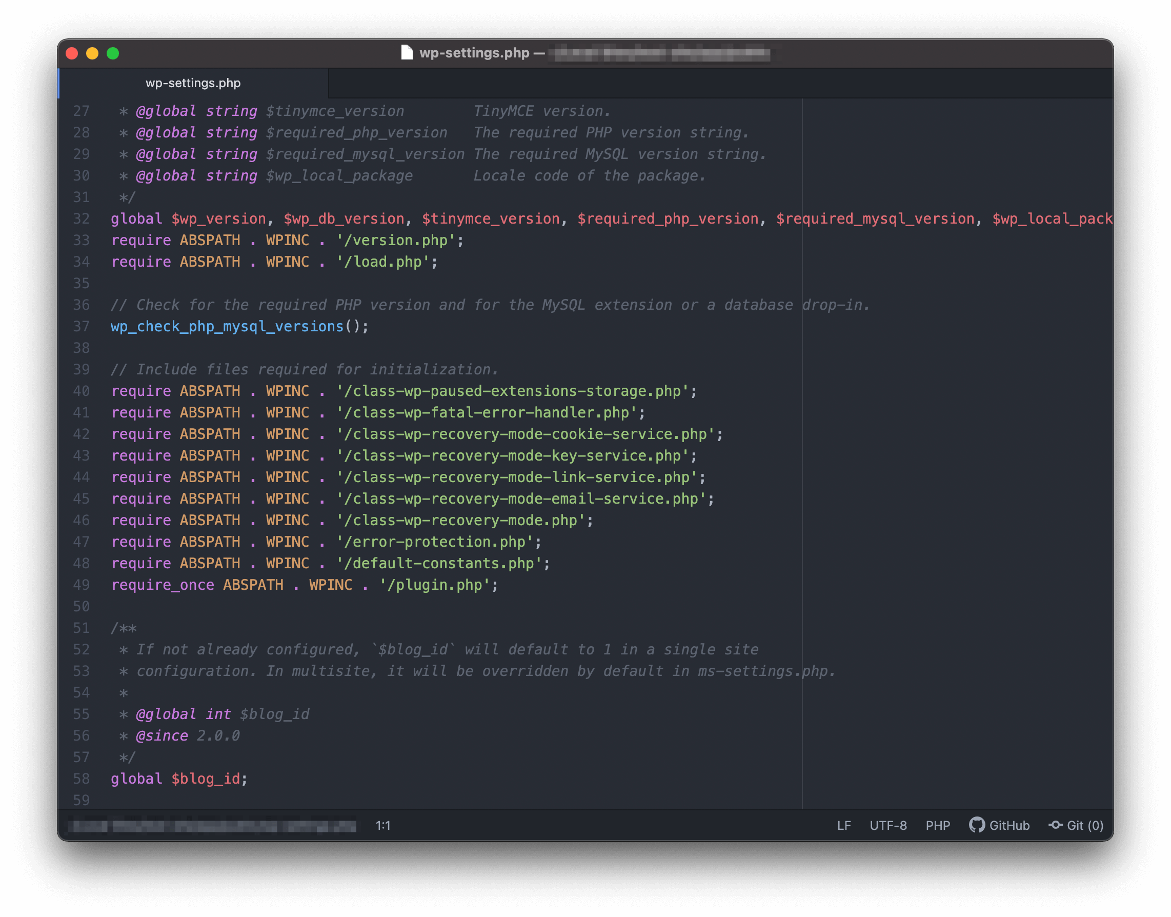 O editor de texto Atom.