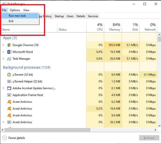 Windows 10 File Explorer