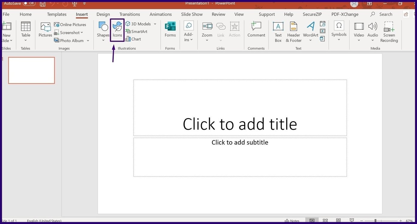 Ícones do PowerPoint da Microsoft etapa 3