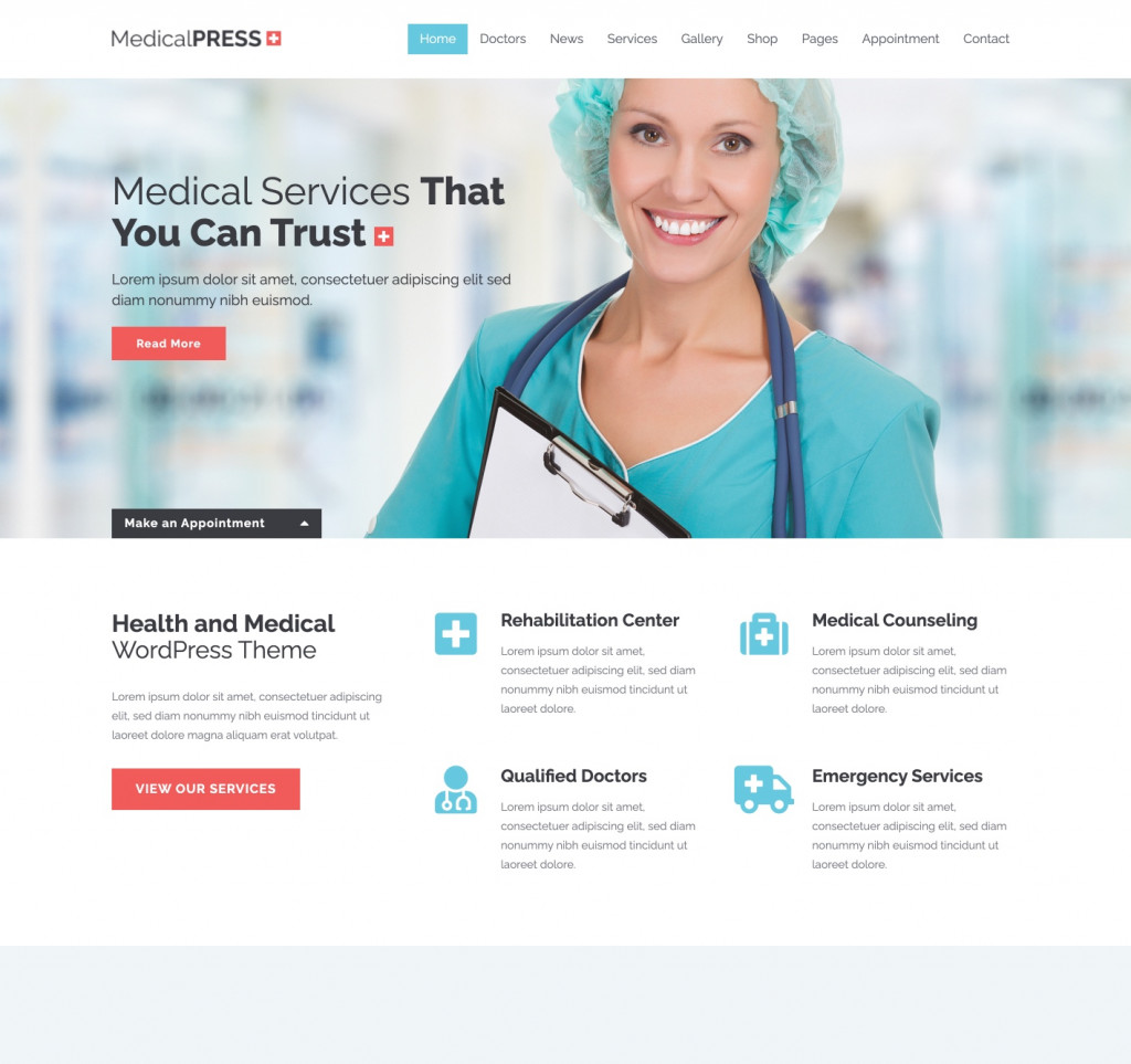 Best WordPress Medical Themes & Health Care Templates - BR Atsit