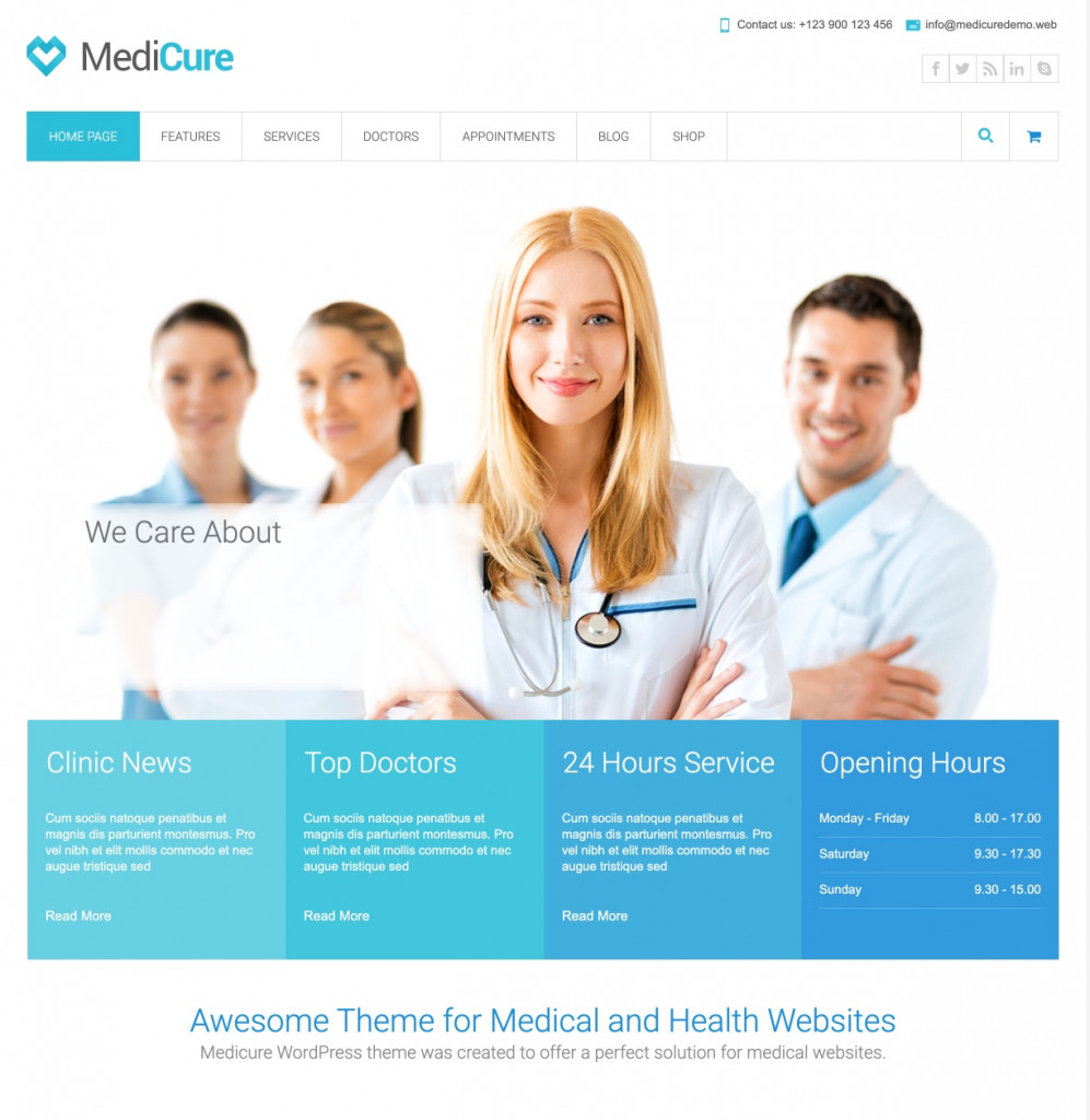 Best WordPress Medical Themes & Health Care Templates - BR Atsit