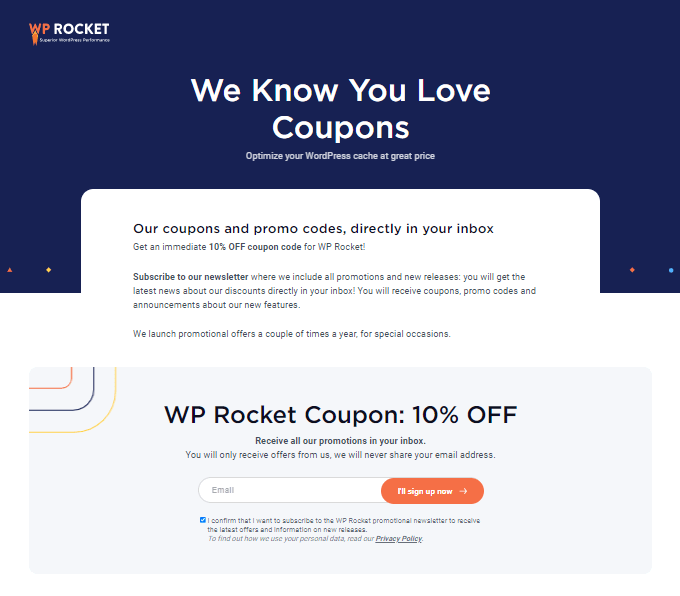 WP Rocket Coupon