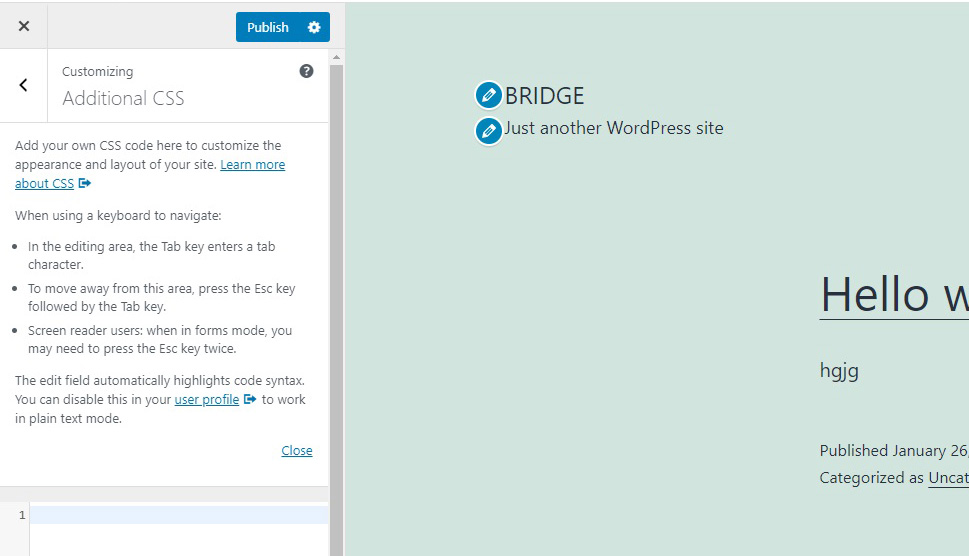 Adicionar CSS