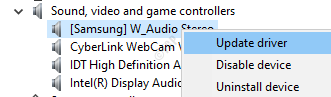 Updatesound Device