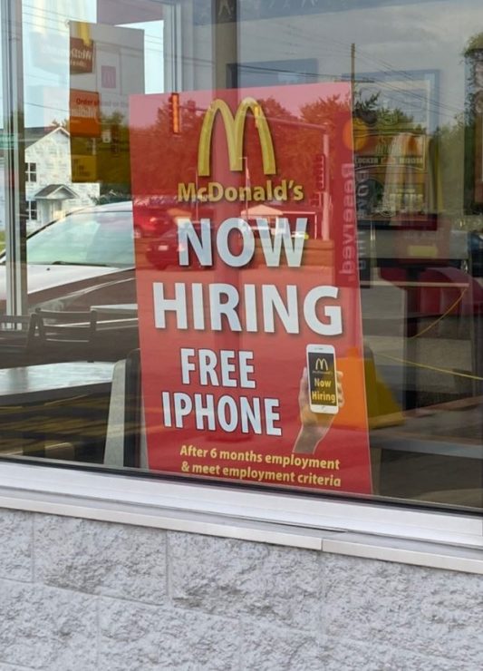 McDonalds Free iPhone title