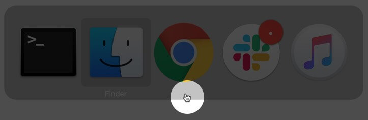 Alternar entre aplicativos diferentes para realocar o cursor do mouse desaparecer no macOS