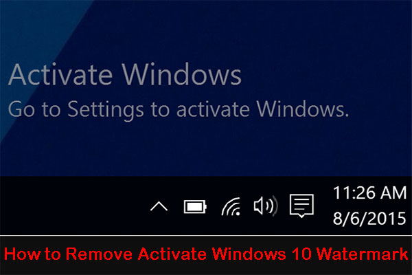 Remover Ativar marca d'água do Windows 10