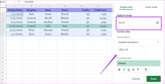 Guia para usar o formato condicional no Google Sheets new