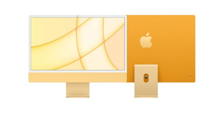 Yellow M1 iMac é retirado da caixa, mostrando seus acessórios de cor correspondente, desempenho inicial Resultados e mais