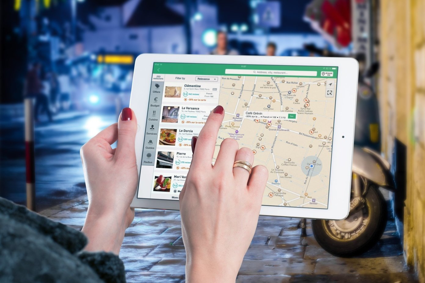 Melhor imagem de recursos do mapa da apple