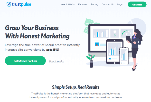 homepage trustpulse