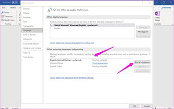 Correções para verificação ortográfica não funcionam no Microsoft Word 5