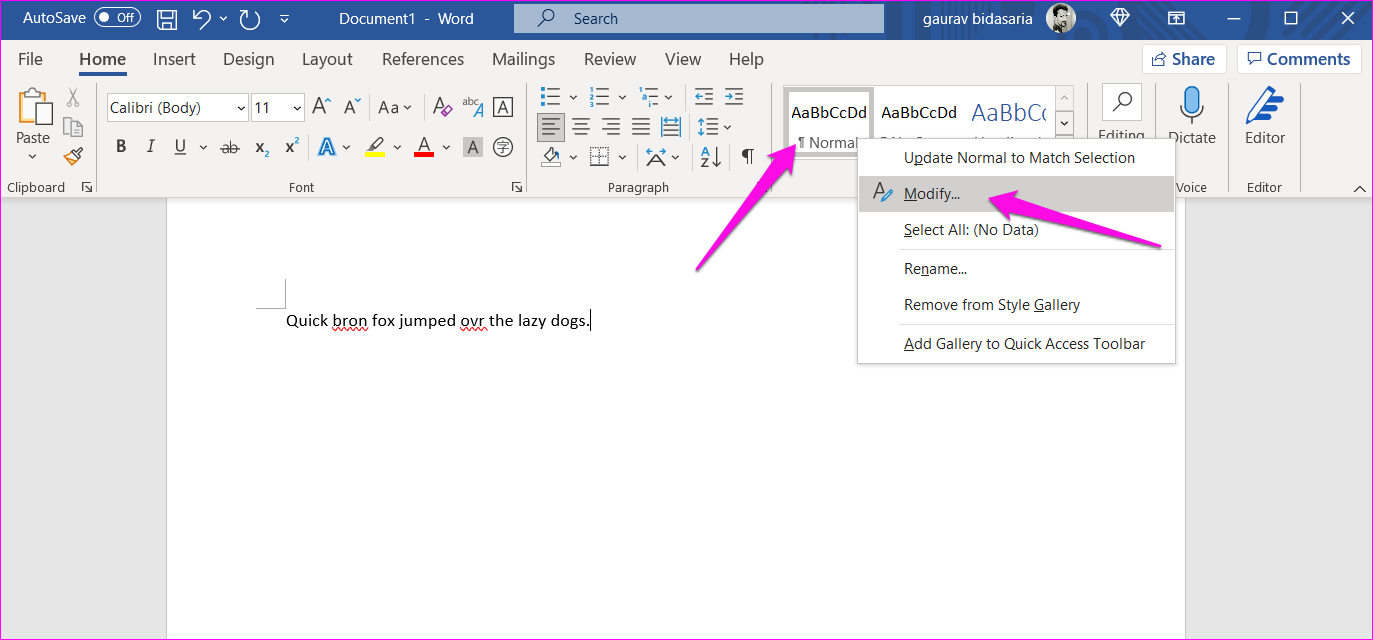 Correções para verificação ortográfica não funcionam no Microsoft Word 15