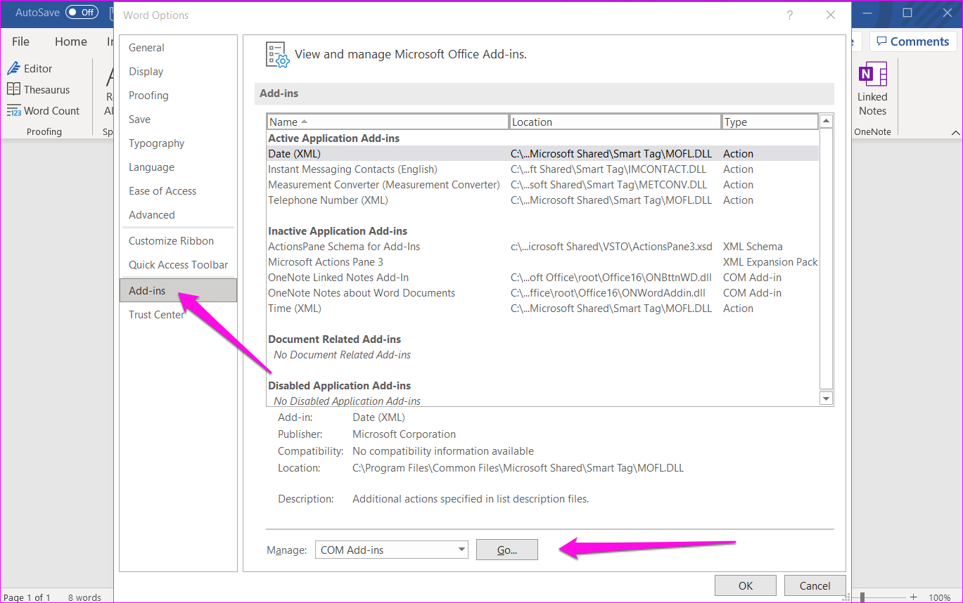 Fixes for Spell Check Is Not Working in Microsoft Word 7