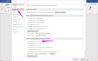 Correções para verificação ortográfica não funcionam no Microsoft Word 3