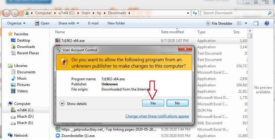 arquivo 7-zip.exe