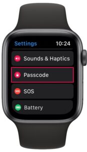 Como para apagar automaticamente o Apple Watch após falhas nas tentativas de senha