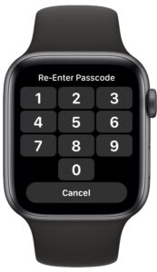 Como para apagar automaticamente o Apple Watch após falhas nas tentativas de senha