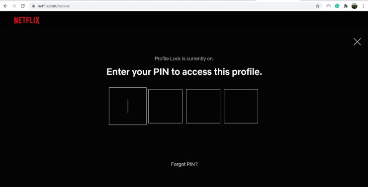 Digite o PIN
