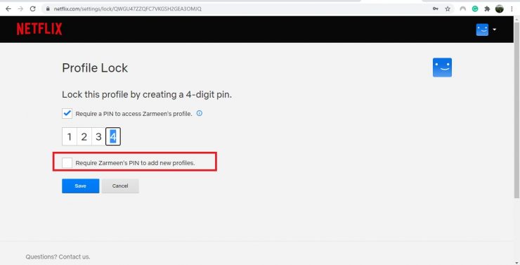 PIN number