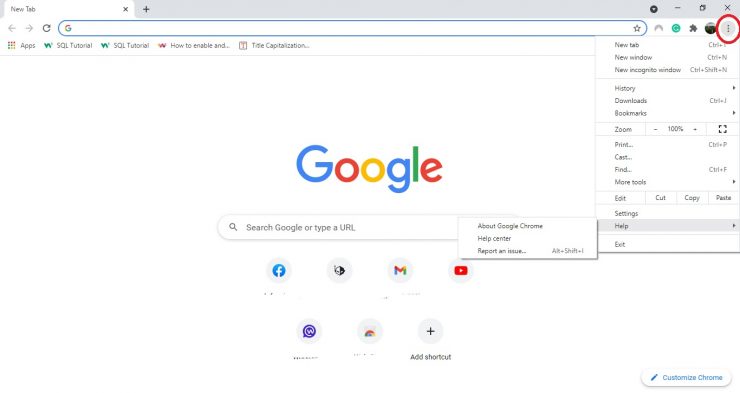 Perfis separados no Google Chrome