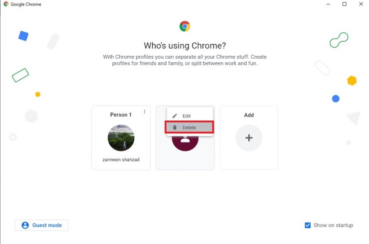 Separate Chrome Profile