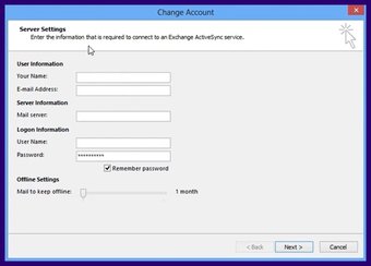 Corrigir e-mail preso na caixa de saída do Outlook, etapa 7