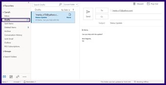 Fix mail stuck in outlook outbox step 15