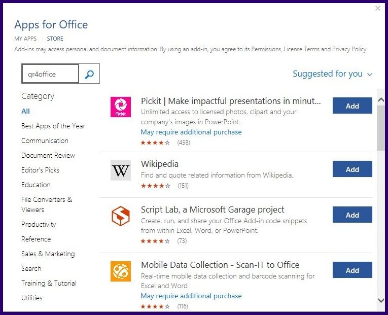 Criar código qr usando pacotes da microsoft etapa 4