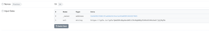 Decode Input Data Etherscan