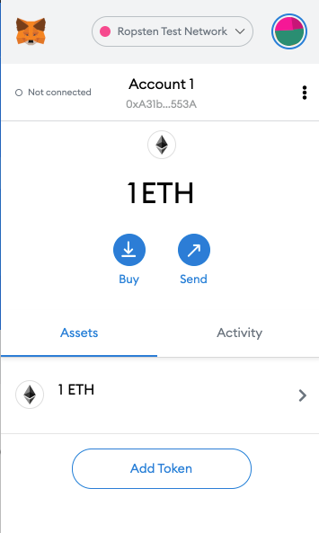 Metamask Wallet 1eth