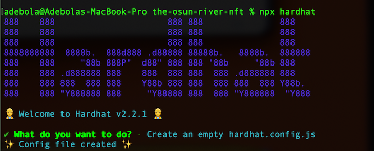 Em itialize Hardhat NPX Hardhat Command