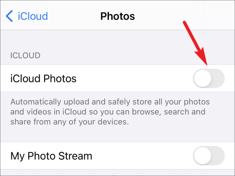 Como subir fotos a icloud