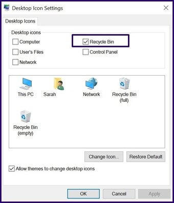 Alterar os ícones windows pc etapa 5