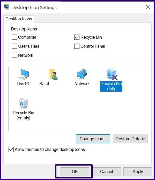 Alterar os ícones do windows pc passo 8
