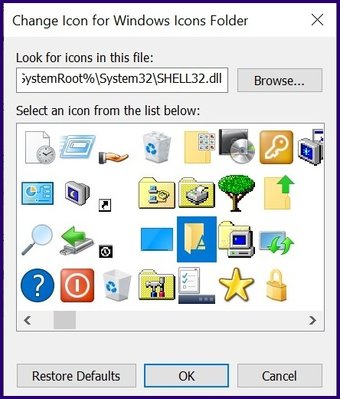 Alterar os ícones windows pc etapa 12