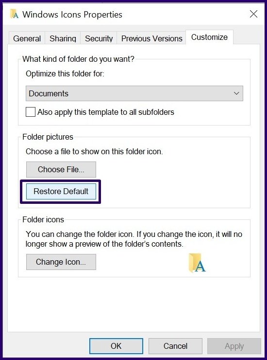Alterar os ícones do Windows pc etapa 12ii
