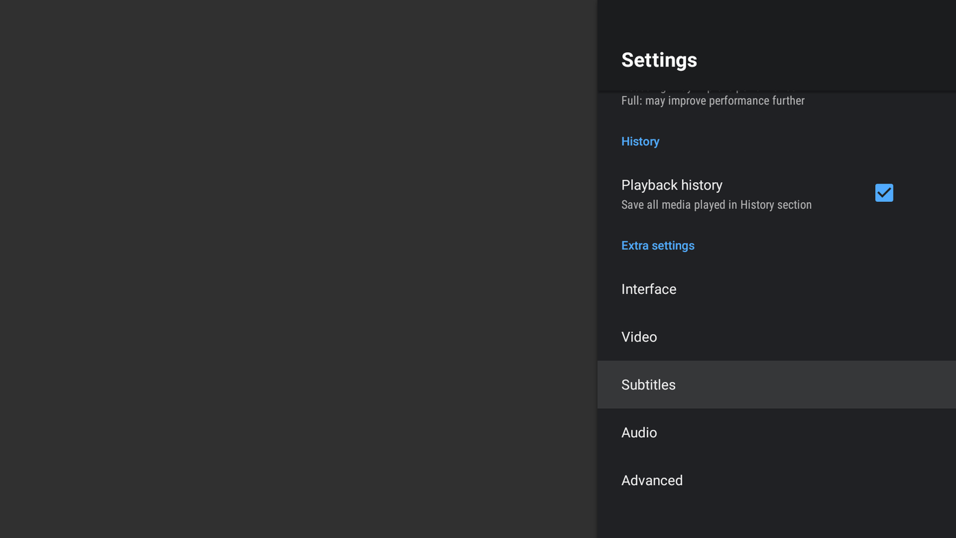 Configurações de Vlc no firestick