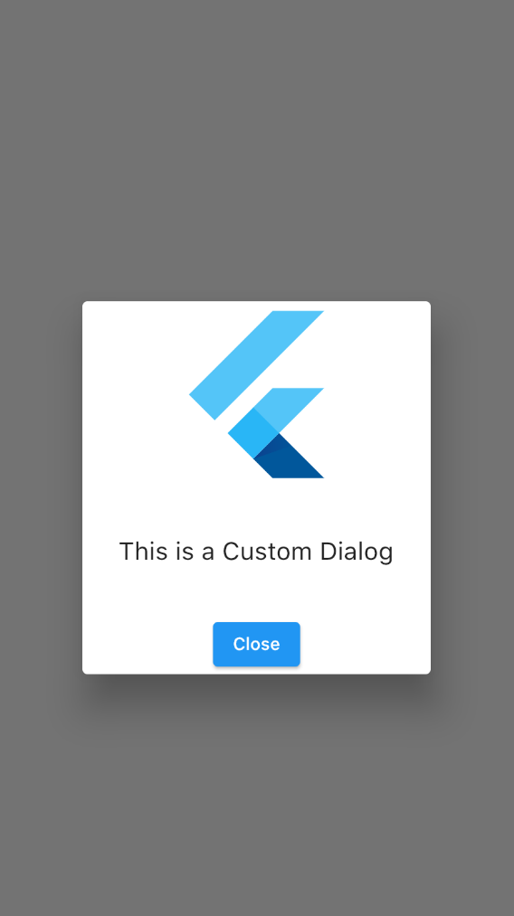 Flutter Custom Dialog