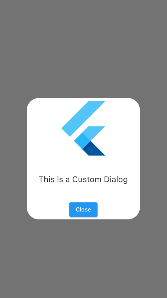 Flutter Dialog with No Shadow