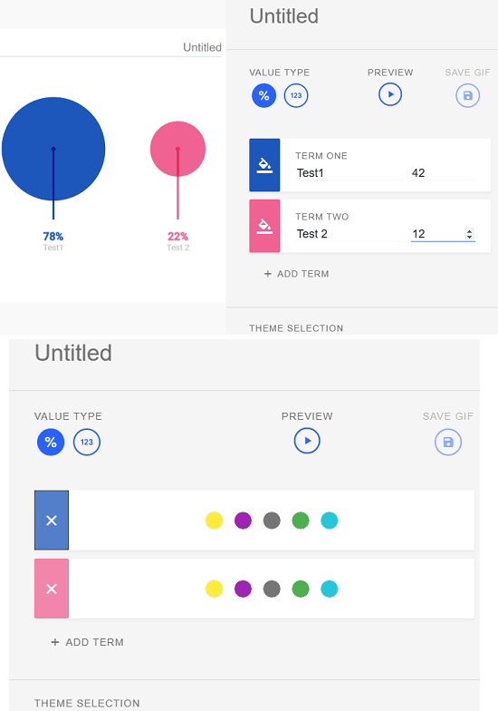 Data Gif Maker Criar gráfico