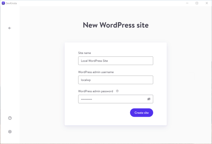 Site do WordPress detalhes