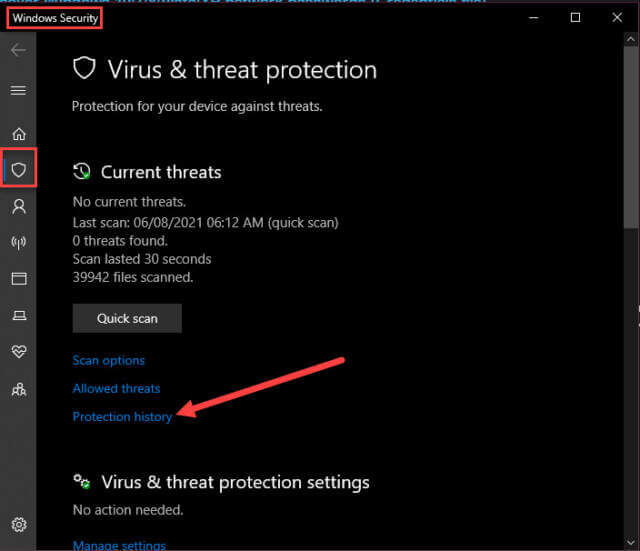 windows-defender-protection-histórico