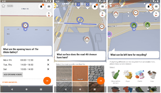 Editor de dados OpenStreetMap para Android StreetComplete