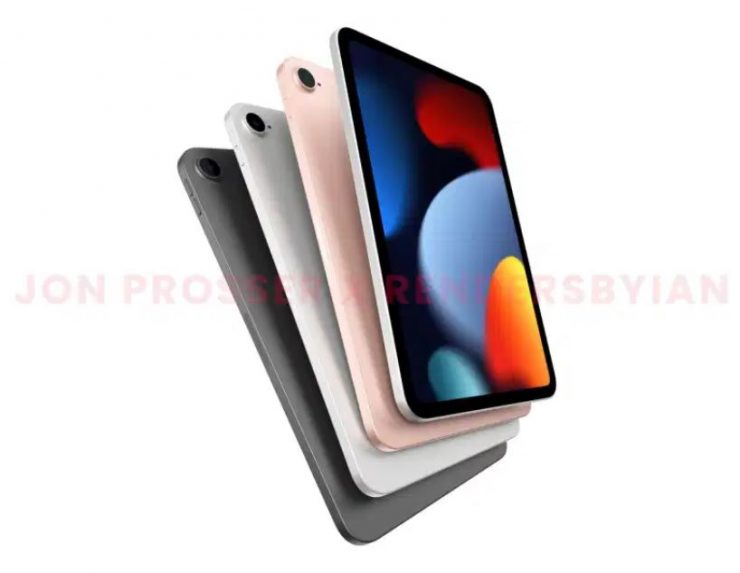 iPad mini 6 reprojetado com engastes mais finos