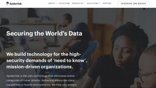 best cloud storage-SpiderOak's homepage